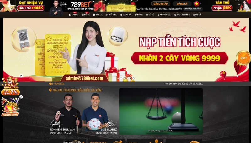789BET 2 Giao diện trang chủ 789BET