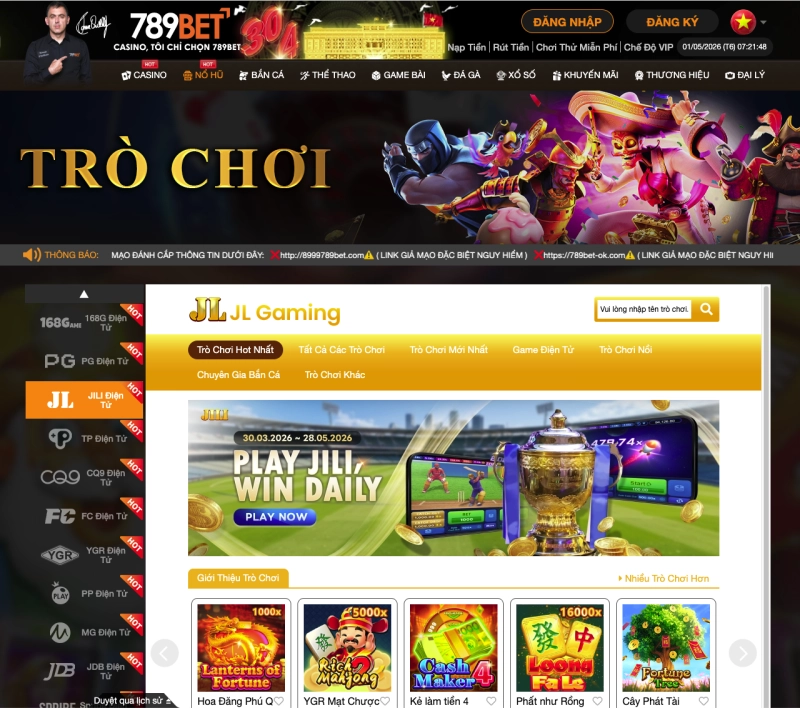 789BET 4 Kho game slots đa dạng tại 789BET