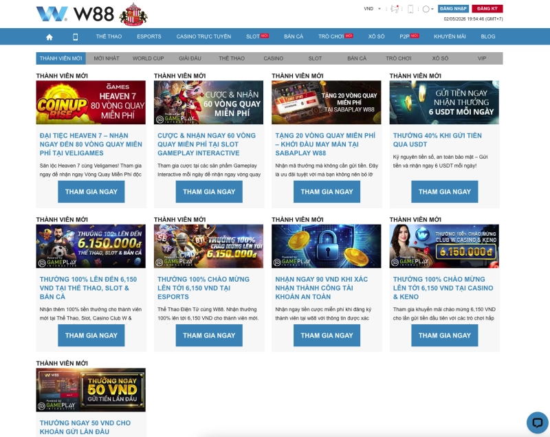 W88 3 chào mừng W88 với điều khoản
