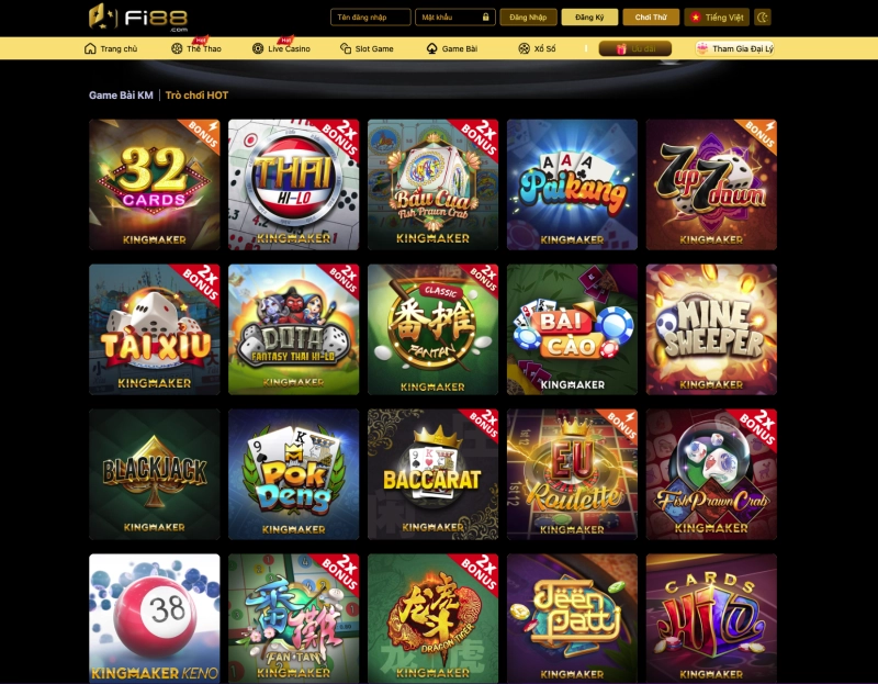 Fi88 4 Game xóc đĩa và tài xỉu tại Fi88