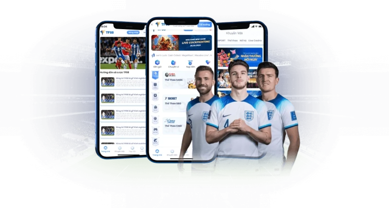 TF88 6 Giao diện mobile TF88 trên điện thoại