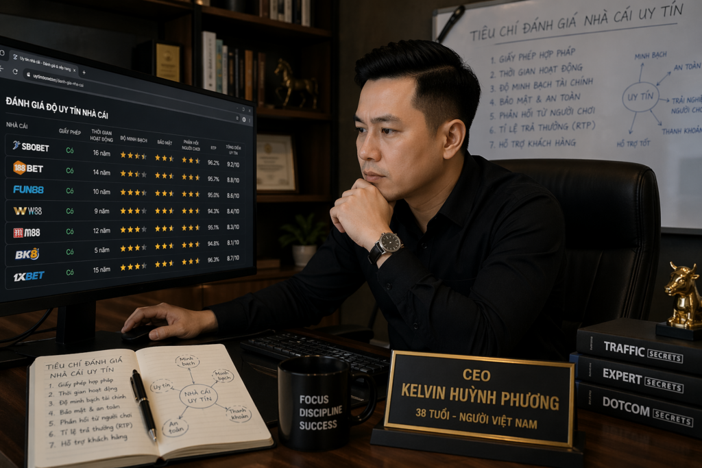 Kelvin Huỳnh Phương - CEO Nhà Cái Uy Tín