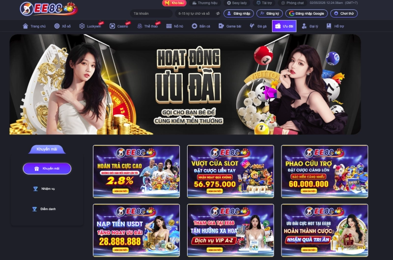 EE88 4 Chương trình khuyến mãi tại EE88