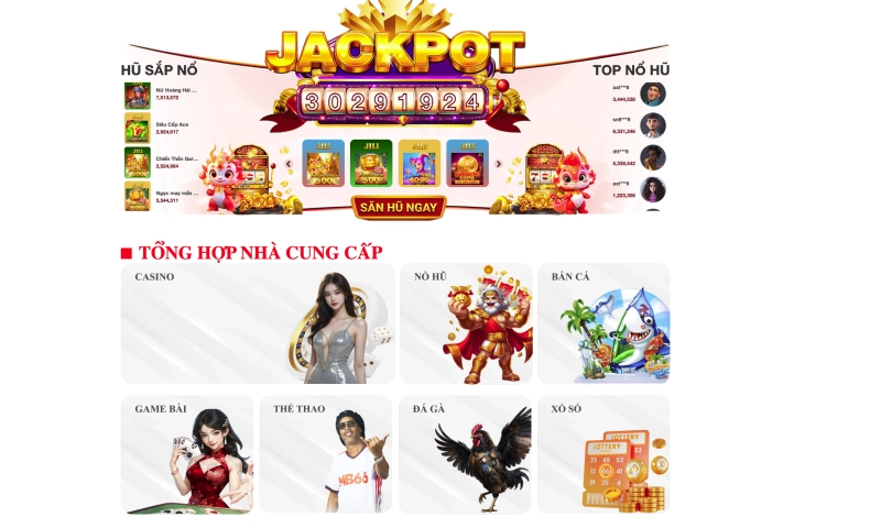 MB66 3 Sảnh game đa dạng tại MB66