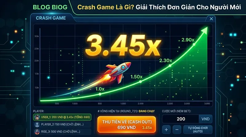 Crash Game Là Gì? Luật Chơi, Cách Thắng Tiền Thật & Ds Web Chơi Crash Game Uy Tín 8 Crash Game Là Gì? Giải Thích Đơn Giản Cho Người Mới