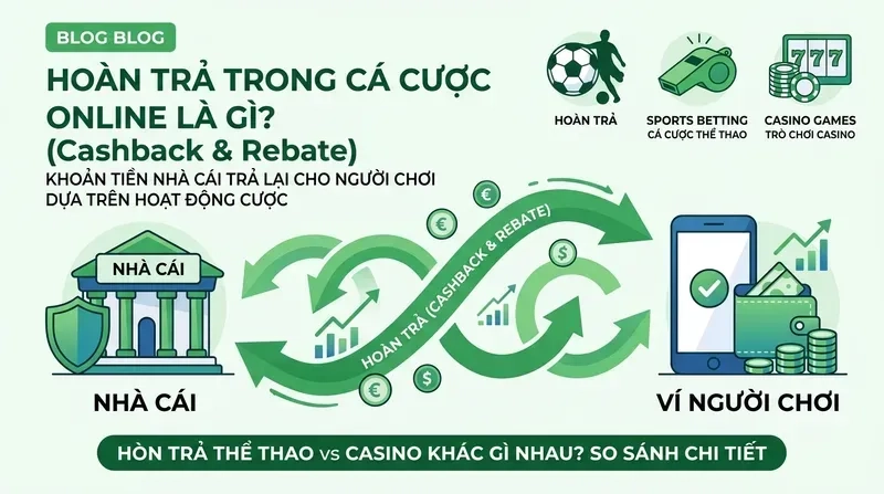 Hoàn Trả Trong Cá Cược Online Là Gì? (Cashback & Rebate)