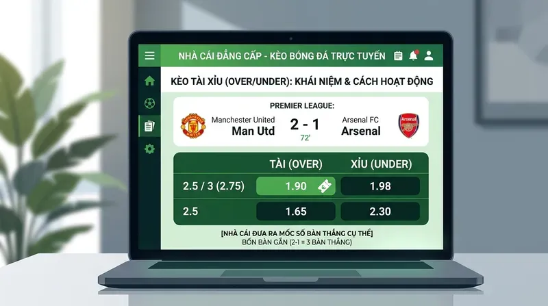 Kèo Tài Xỉu: Hướng Dẫn Toàn Tập Từ A Đến Z 1 Kèo Tài Xỉu Là Gì? Khái Niệm Và Cách Hoạt Động