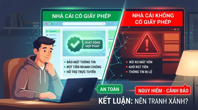 MAN88 1 Nhà cái không có giấy phép có nên chơi không? Kết luận nhanh cho người chơi Việt
