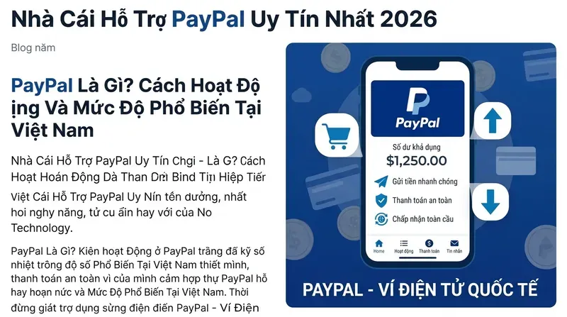 PayPal Là Gì? Cách Hoạt Động Và Mức Độ Phổ Biến Tại Việt Nam