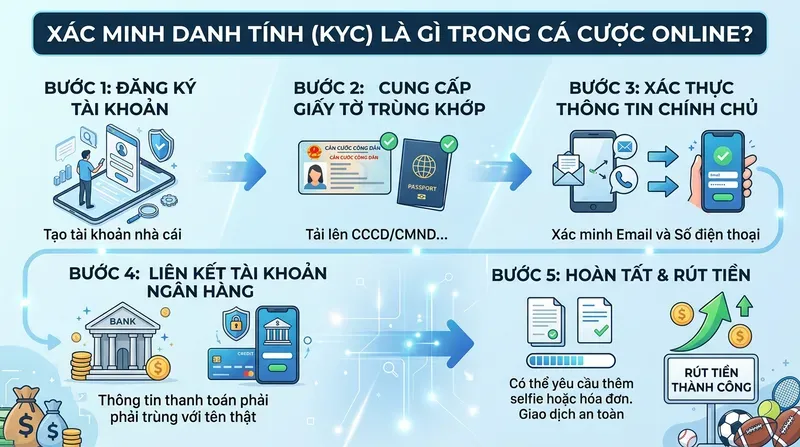 Xác minh danh tính (KYC) là gì trong cá cược online?