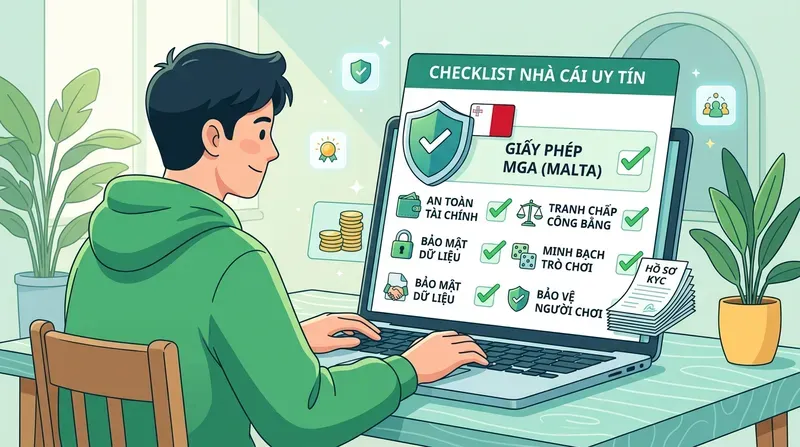 BET88 2 Vì sao nhà cái có giấy phép MGA thường được xem là uy tín hơn