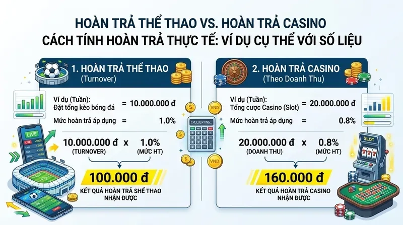 Cách Tính Hoàn Trả Thực Tế: Ví Dụ Cụ Thể Với Số Liệu
