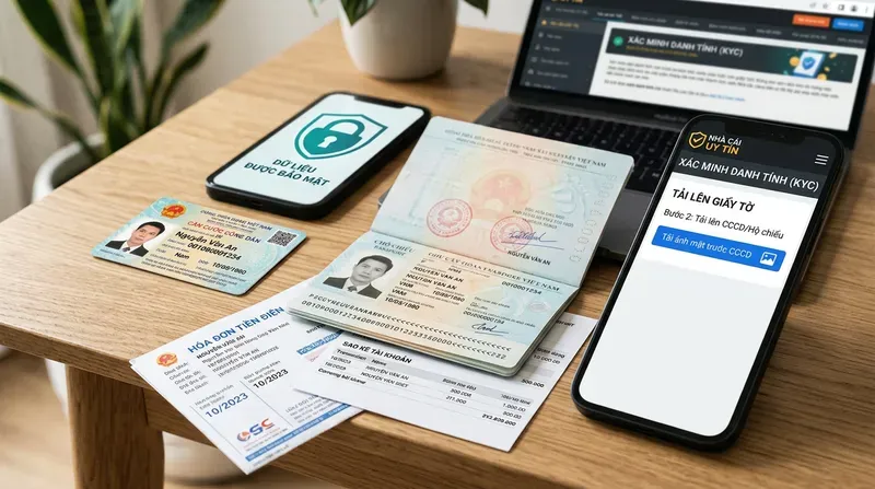 KYC nhà cái thường yêu cầu giấy tờ gì? Có an toàn khi gửi CCCD không?