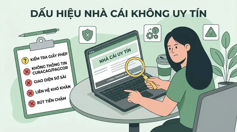 MAN88 4 Dấu hiệu nhà cái không uy tín và cách kiểm tra giấy phép thật giả trong 5 phút