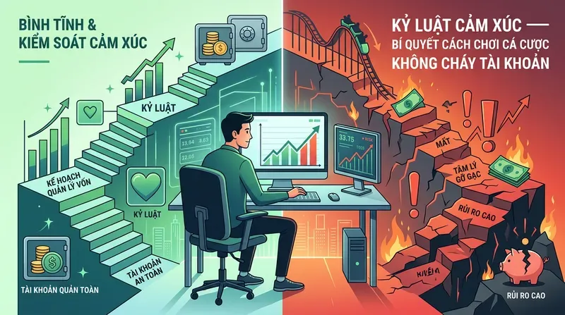 Cách Chơi Cá Cược Không Cháy Tài Khoản Hiệu Quả 4 Kỷ Luật Cảm Xúc — Bí Quyết Cách Chơi Cá Cược Không Cháy Tài Khoản