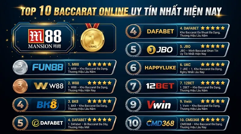 Top 10 Baccarat Online Uy Tín Nhất Hiện Nay 11 Top 10 Baccarat Online Uy Tín Nhất Hiện Nay