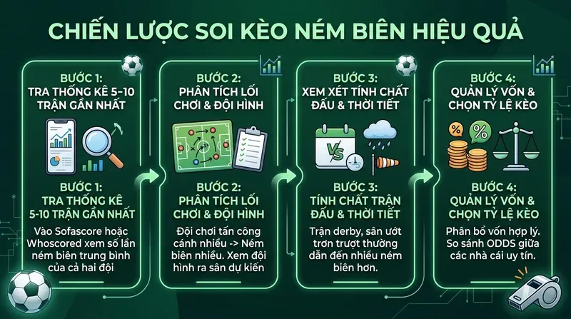 Kèo Ném Biên Là Gì? Cách Chơi & Soi Kèo Hiệu Quả 5 Chiến Lược Soi Kèo Ném Biên Hiệu Quả Cho Bet Thủ Việt