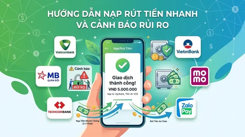 Hướng Dẫn Nạp Rút Tiền Nhanh Và Cảnh Báo Rủi Ro