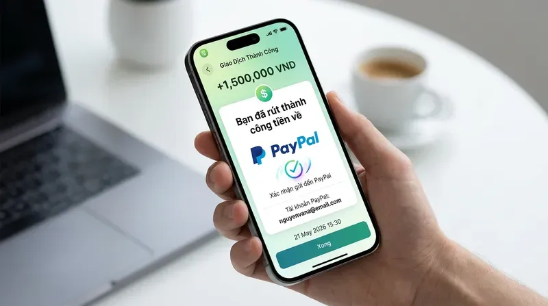 Hướng Dẫn Rút Tiền Từ Nhà Cái Về PayPal
