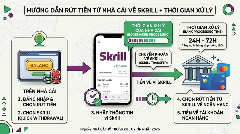 1xbet 5 Hướng Dẫn Rút Tiền Từ Nhà Cái Về Skrill + Thời Gian Xử Lý