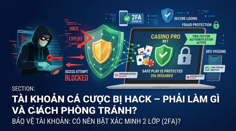 Tài Khoản Cá Cược Bị Hack – Phải Làm Gì Và Cách Phòng Tránh?