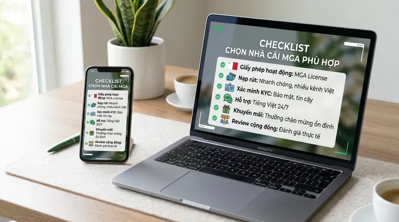 BET88 6 Checklist chọn nhà cái có MGA phù hợp: đừng chỉ nhìn license