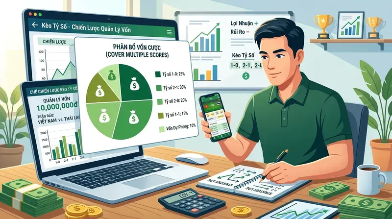 Kèo Tỷ Số Là Gì? Cách Soi Kèo Chính Xác Nhất 6 Chiến Lược Đặt Cược Kèo Tỷ Số Hiệu Quả Và Quản Lý Vốn