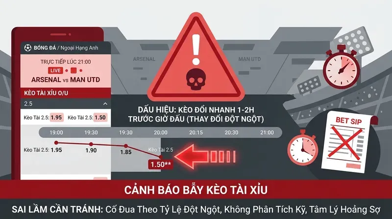 Kèo Tài Xỉu: Hướng Dẫn Toàn Tập Từ A Đến Z 6 Nhận Biết Kèo Tài Xỉu Bẫy Và Những Sai Lầm Cần Tránh