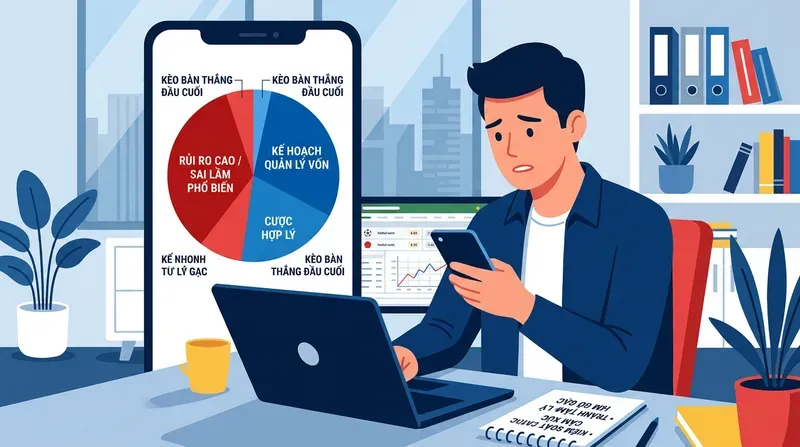 Sai Lầm Phổ Biến & Quản Lý Vốn Khi Chơi Kèo Bàn Thắng Đầu Cuối