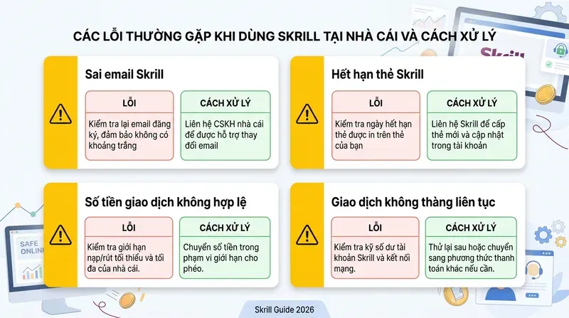 1xbet 7 Các Lỗi Thường Gặp Khi Dùng Skrill Tại Nhà Cái Và Cách Xử Lý
