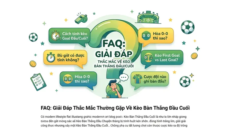 FAQ: Giải Đáp Thắc Mắc Thường Gặp Về Kèo Bàn Thắng Đầu Cuối
