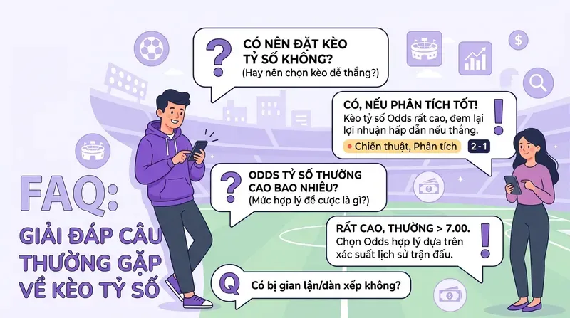 Kèo Tỷ Số Là Gì? Cách Soi Kèo Chính Xác Nhất 8 FAQ: Giải Đáp Câu Hỏi Thường Gặp Về Kèo Tỷ Số