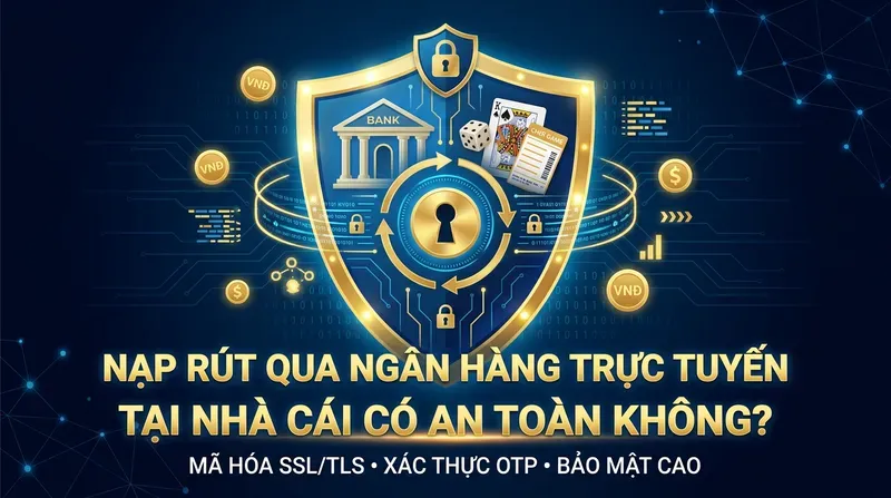 Nạp Rút Qua Ngân Hàng Trực Tuyến Tại Nhà Cái Có An Toàn Không?