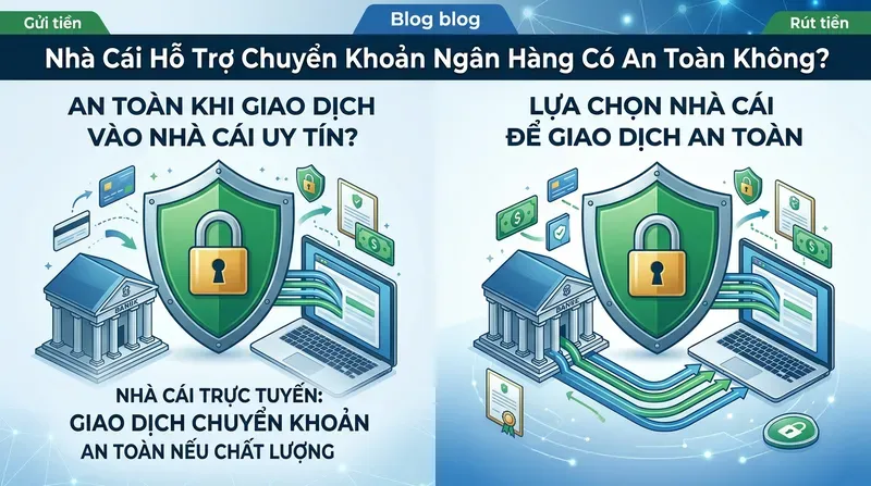 Nhà Cái Hỗ Trợ Chuyển Khoản Ngân Hàng Có An Toàn Không?