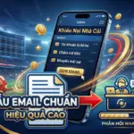 Mẫu Email Khiếu Nại Nhà Cái Chuẩn & Hiệu Quả Nhất